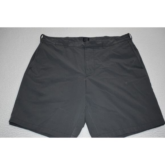 J Crew Golf Shorts Performance Mens Size 36 Gray Polyester Flat Front - Picture 1 of 6